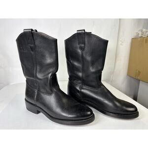 HeavyWeights Mens Size 9 Black Leather Western Boots
